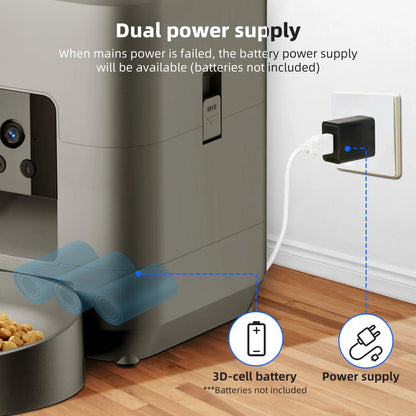 Automatic Cat Feeder with Camera and Night Vision