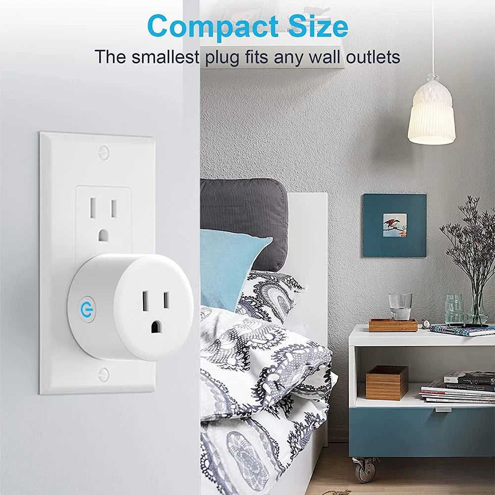 Smart Plug WiFi Zigbee with Power Monitoring and Timer