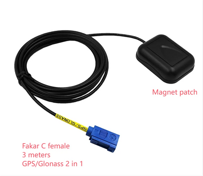 Magnetic Active GPS GLONASS Antenna with SMA or Fakra Connector