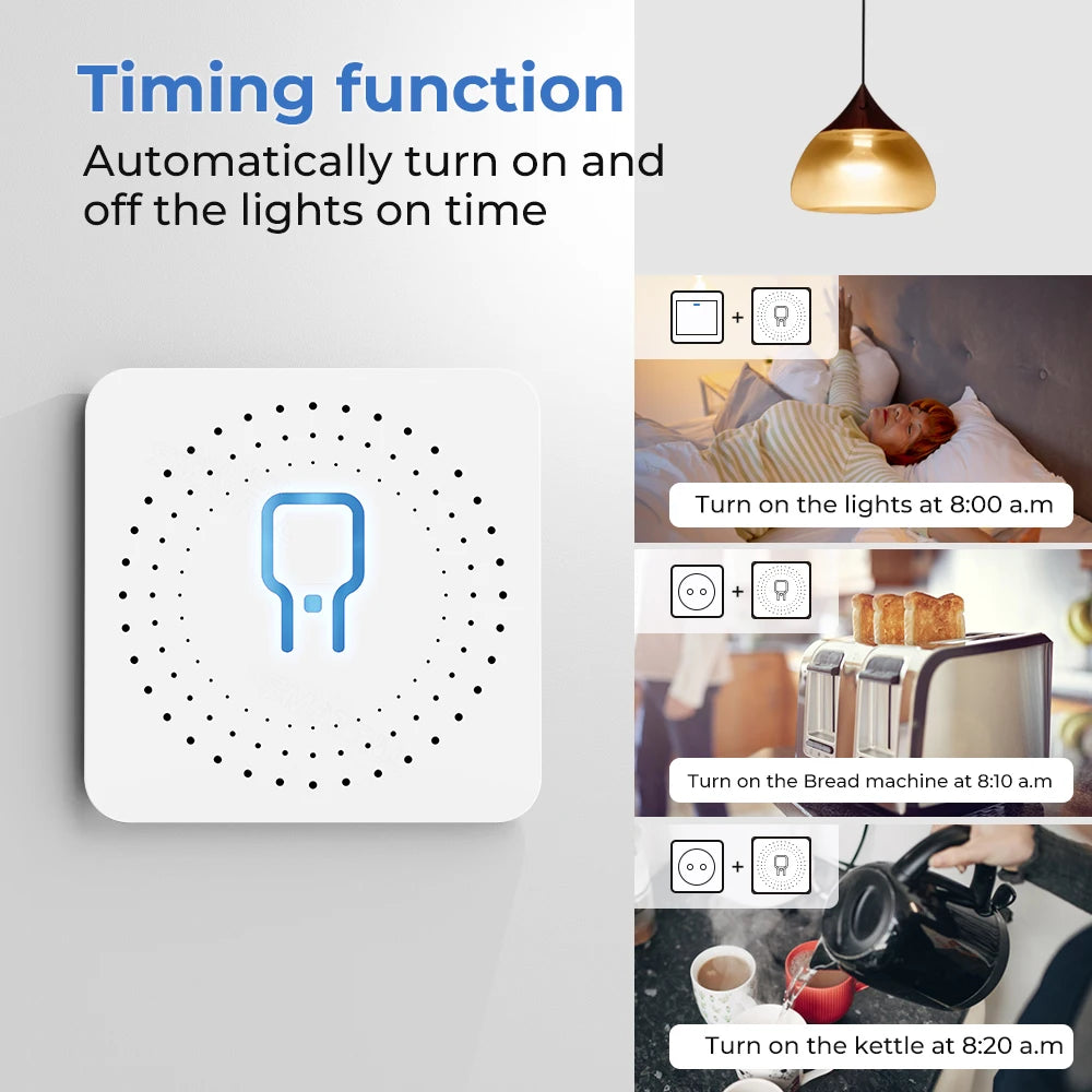 Smart Zigbee WiFi Switch with Power Monitoring and Voice Control
