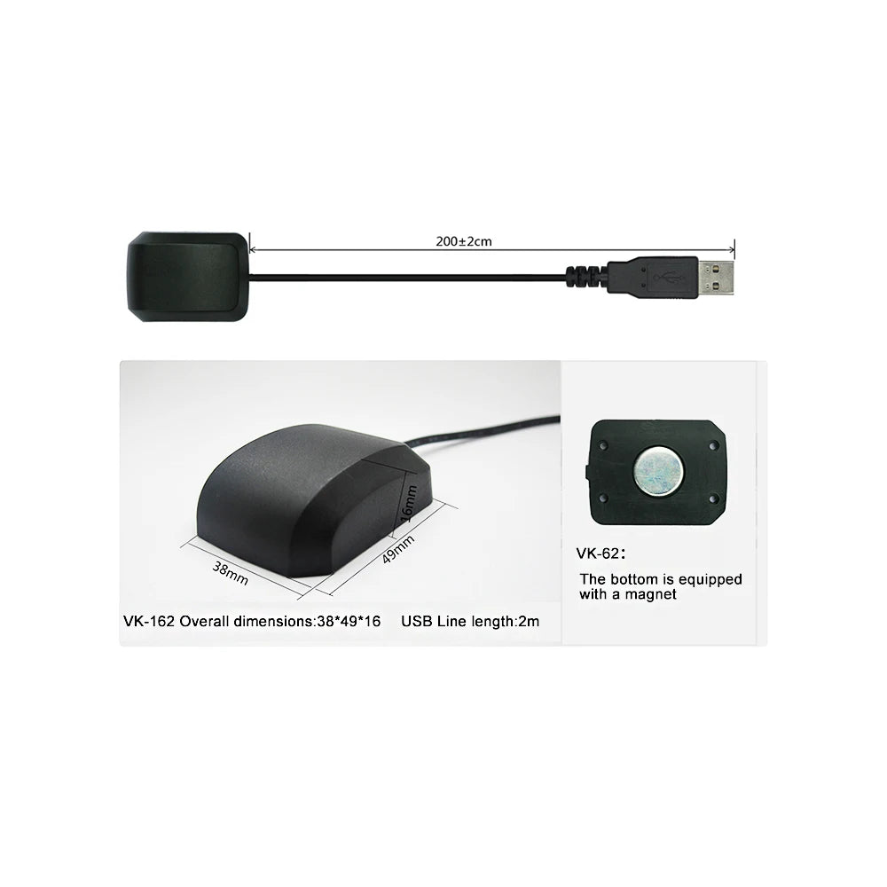 GPS Receiver Module with USB Interface and Built In Antenna