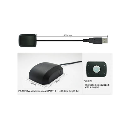 GPS Receiver Module with USB Interface and Built In Antenna