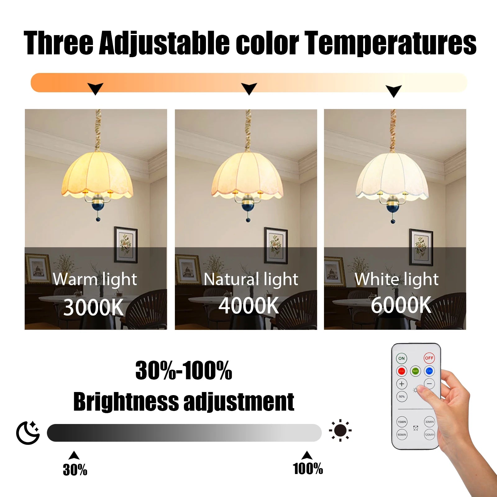 Cordless USB Rechargeable LED Bulb with Remote and Timer - Home Smart Direct