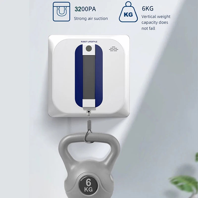 Window Cleaning Robot with Spray and App Voice Control