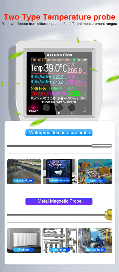 Tuya WiFi Digital Thermostat Socket Temperature Controller with Timer