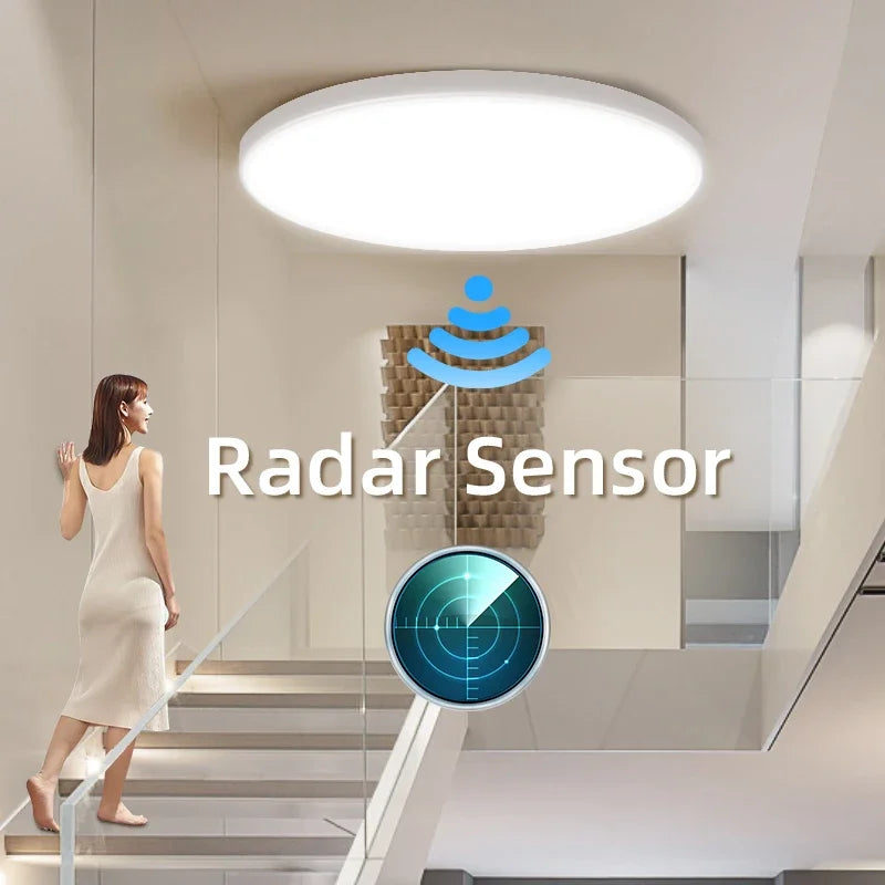 Motion Sensor LED Ceiling Light Waterproof Indoor Lamp - Home Smart Direct
