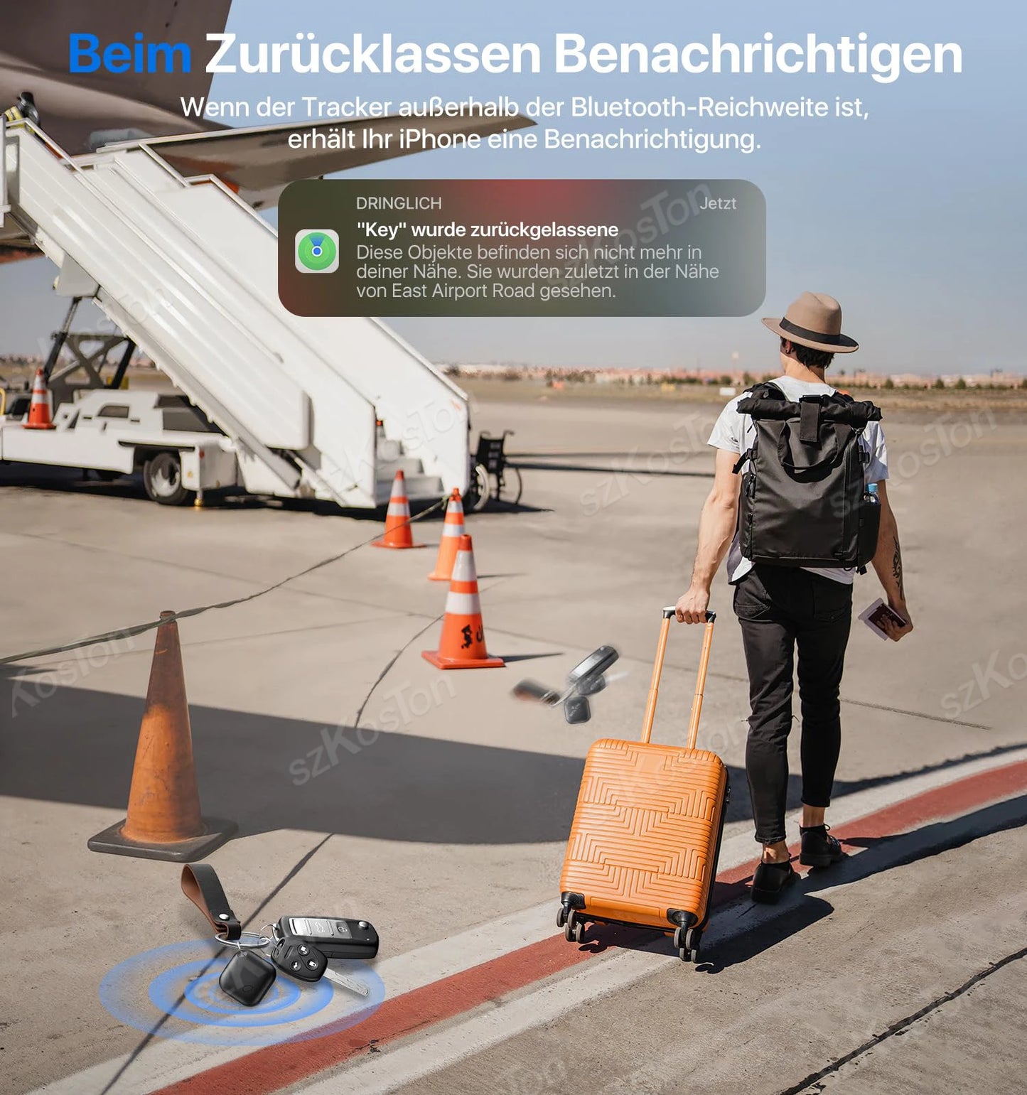 Mini GPS Tracker Compatible with iOS Smart Finder Locator