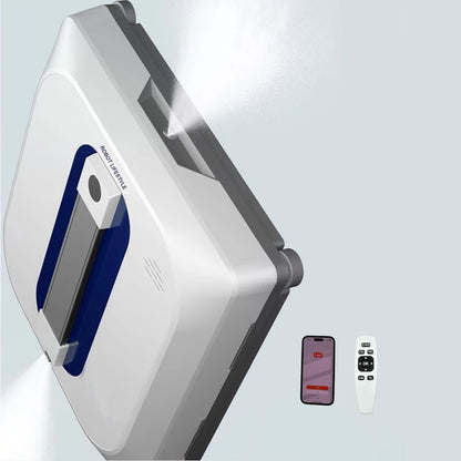 Window Cleaning Robot with Spray and App Voice Control