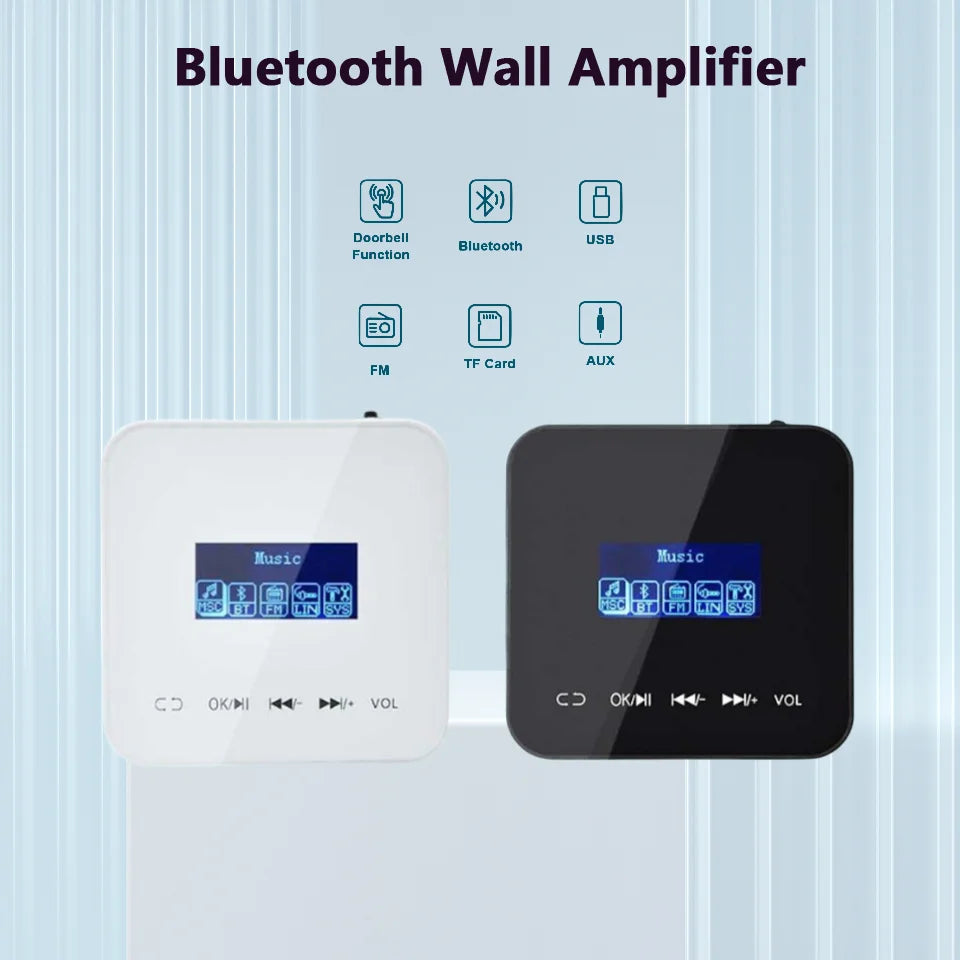 Bluetooth Wall Amplifier Touch Stereo Sound System - Home Smart Direct