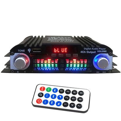 HiFi Audio Amplifier with Bluetooth Karaoke Player - Home Smart Direct