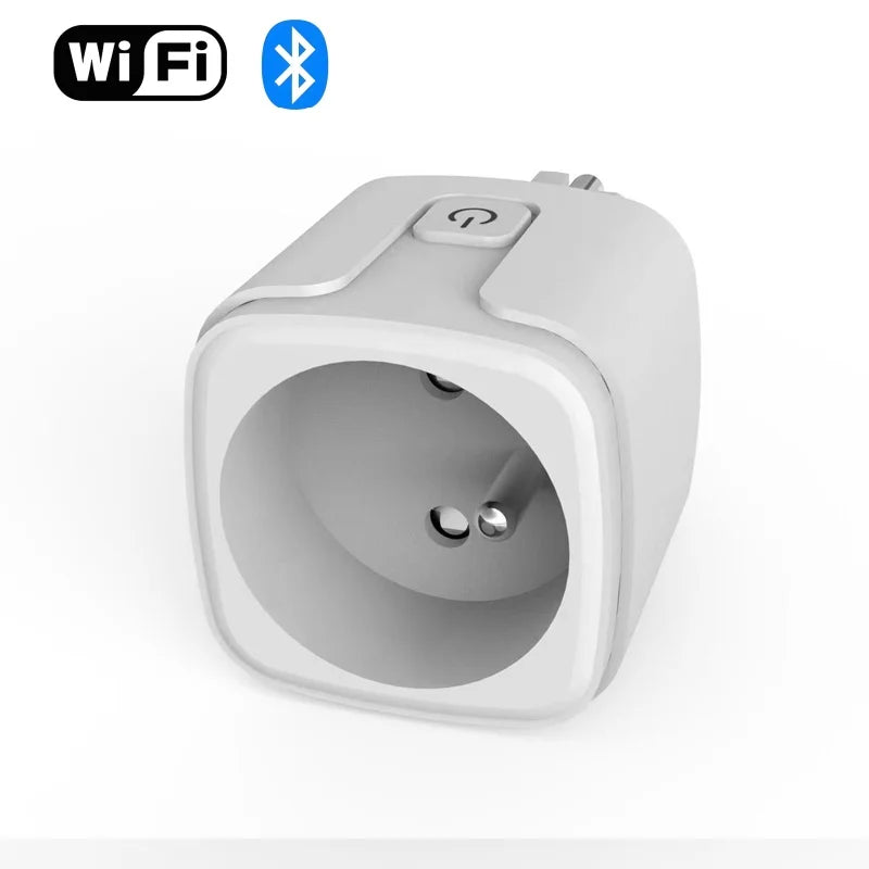 Smart Plug WiFi Bluetooth with Power Monitor and Voice Control
