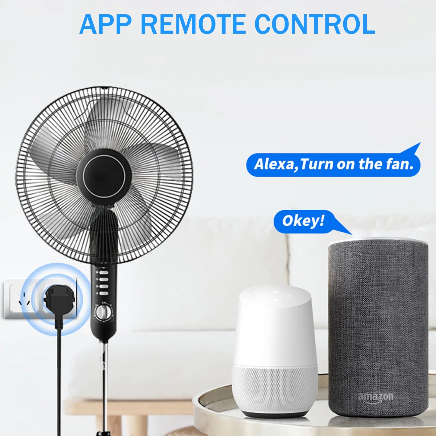 Smart WiFi Plug with Energy Monitor Remote and Timer