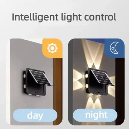 Outdoor Solar Wall Light for Landscape and Garden Lighting