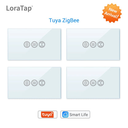 Tuya Smart Life ZigBee 3.0 Curtain Blind Switch for Roller Shutter Electric motor Google Home Alexa Echo Voice Control DIY MQTT - Home Smart Direct
