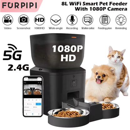 Automatic Cat Feeder with Camera and Voice Recorder