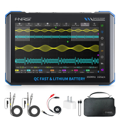Tablet Oscilloscope with Spectrum Analyzer and Signal Generator