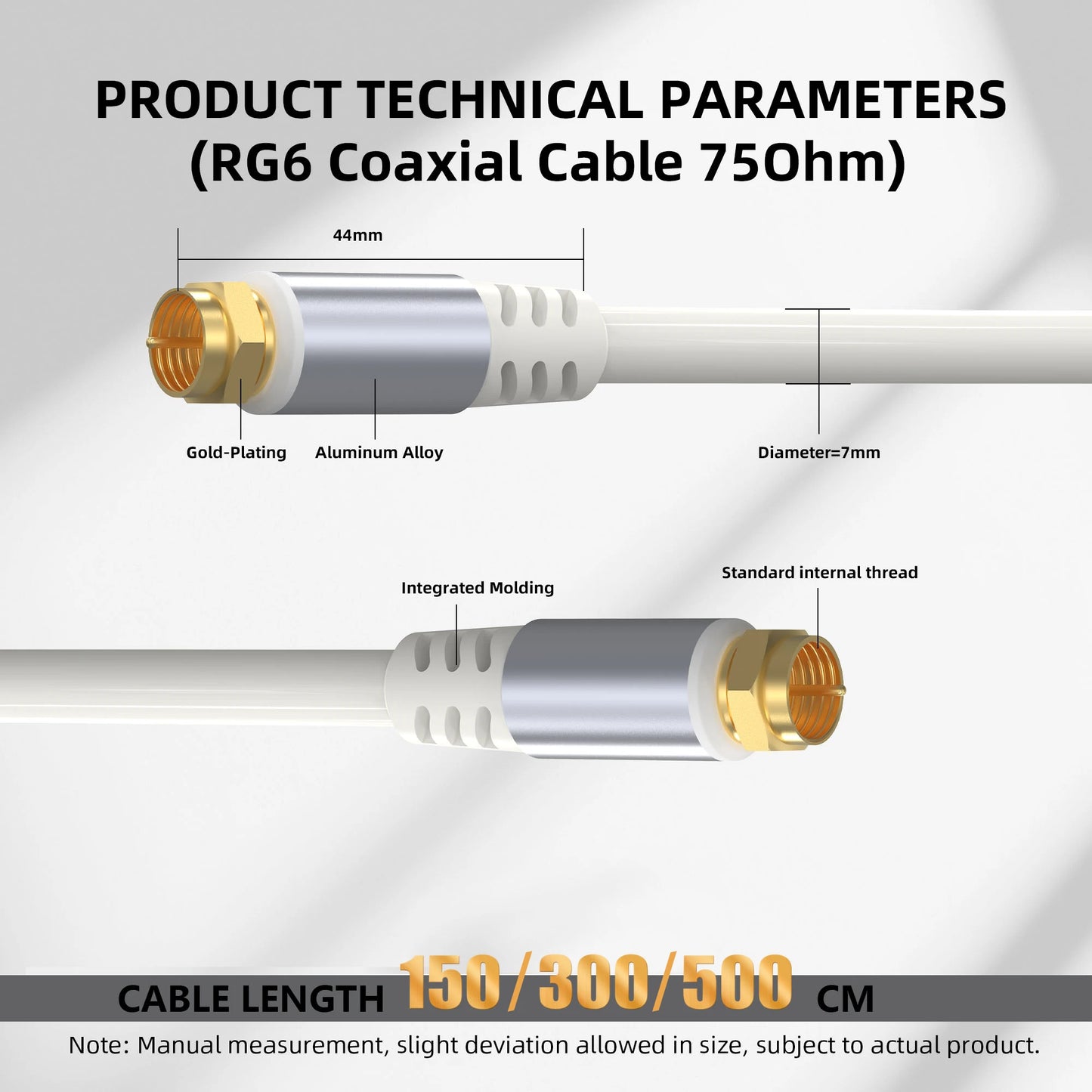 High Speed RG6 Coaxial Cable for Internet and TV