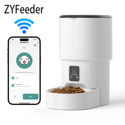 WiFi Automatic Cat Feeder Intelligent Pet Food Dispenser