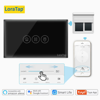 WiFi Curtain Switch for Motorized Roller Shutters