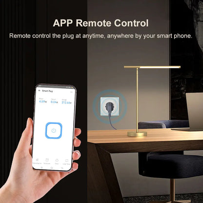 Smart WiFi Plug with Power Monitor and Remote Control