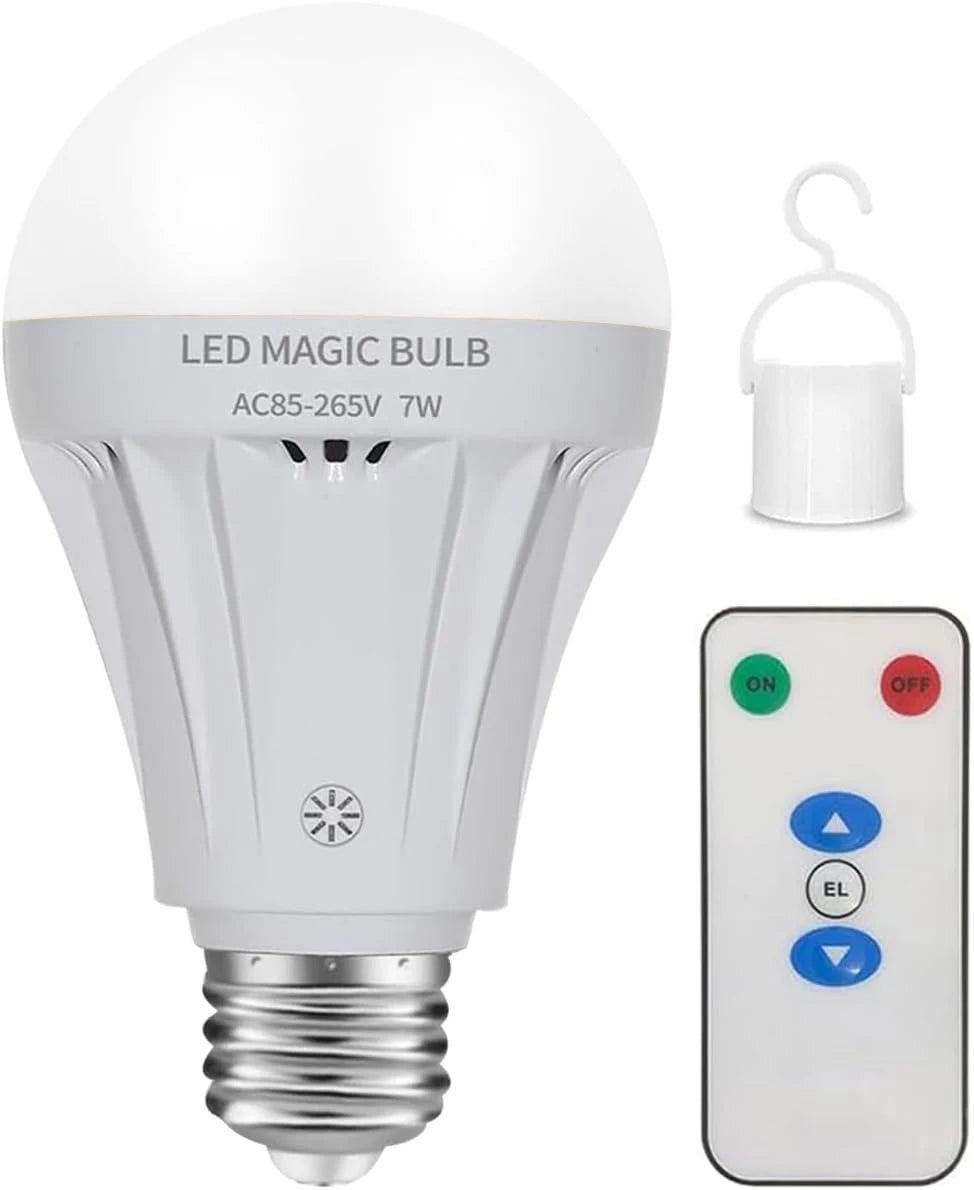Rechargeable LED Magic Bulb with Remote Emergency Lamp - Home Smart Direct