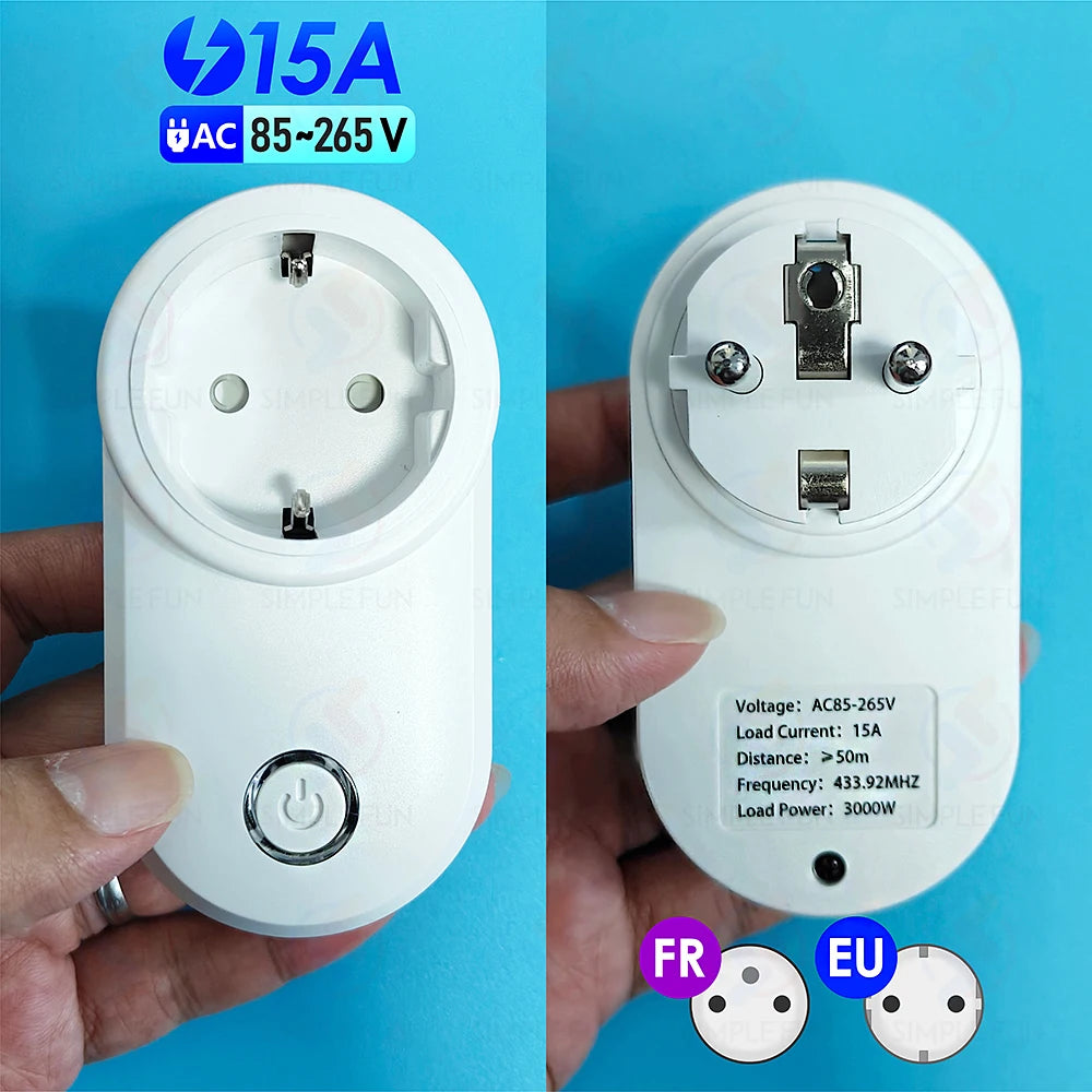 Remote Control Socket Plug Smart Outlet for Home Appliances