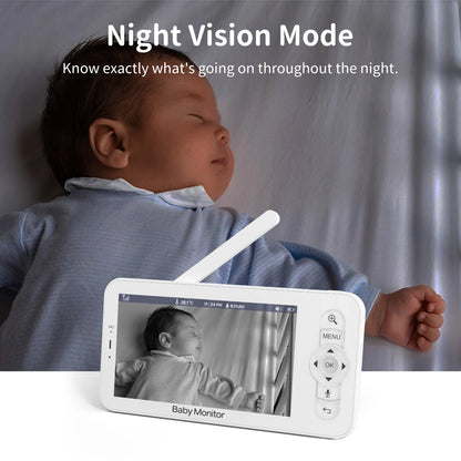 WiFi Baby Monitor with App Control PTZ Camera and Lullabies