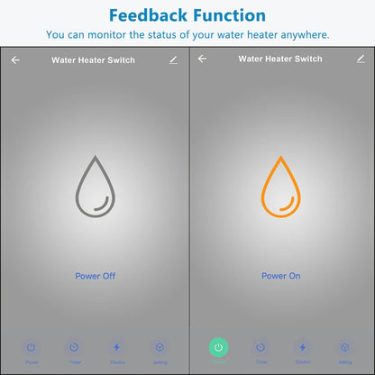 Smart WiFi Boiler Water Heater Switch with App Timer