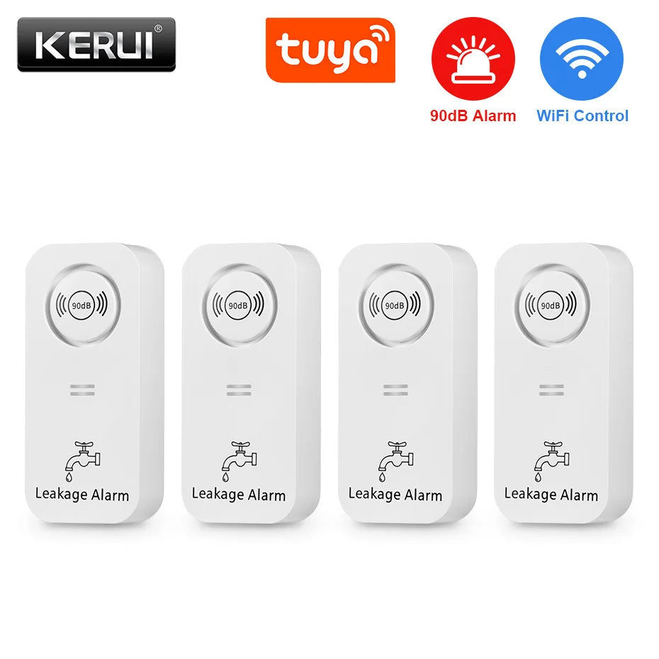 KERUI Wireless Water Sensor 90db Alarm Water Leakage Detector Leak Alert Monitoring Leak and Drip Alarm For Home - Home Smart Direct