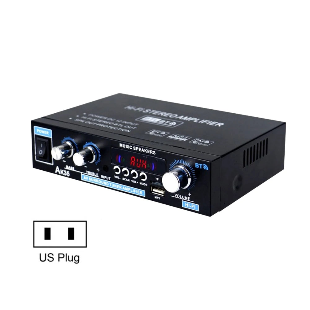 Digital Audio Amplifier with Bluetooth HiFi Stereo Subwoofer Power Amp - Home Smart Direct