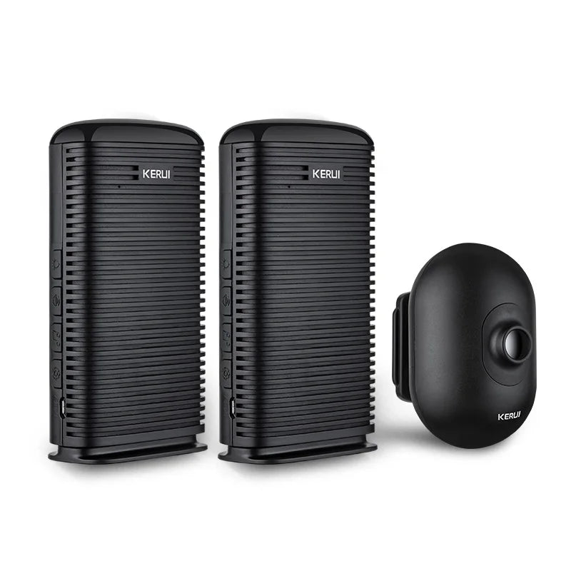 KERUI DW9 Driveway Garage Alarm Wireless Welcome Burglar Passage Detector Outdoor PIR Motion Sensor Alarm Security Protection - Home Smart Direct