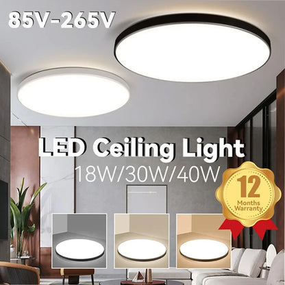 Ultra Thin LED Ceiling Light Waterproof for Living Room and Kitchen - Home Smart Direct