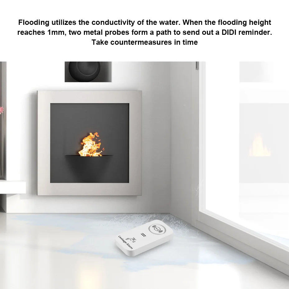 KERUI Wireless Water Sensor 90db Alarm Water Leakage Detector Leak Alert Monitoring Leak and Drip Alarm For Home - Home Smart Direct