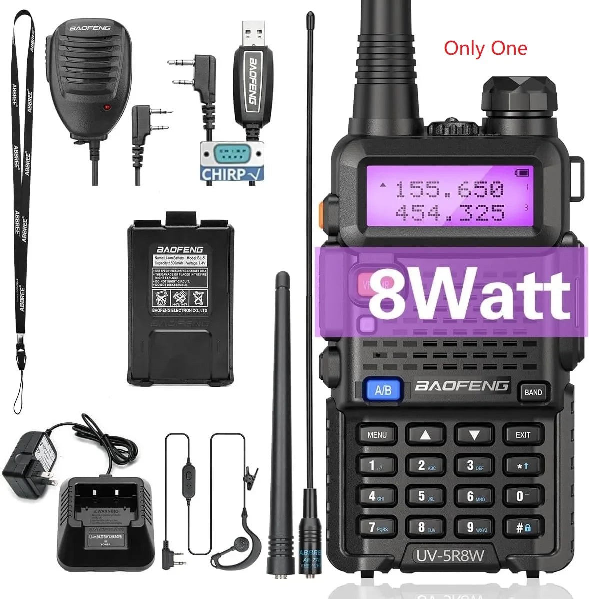 High Power Dual Band Walkie Talkie with Long Range Performance