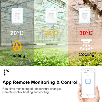Smart WiFi Temperature Switch with Energy Monitoring