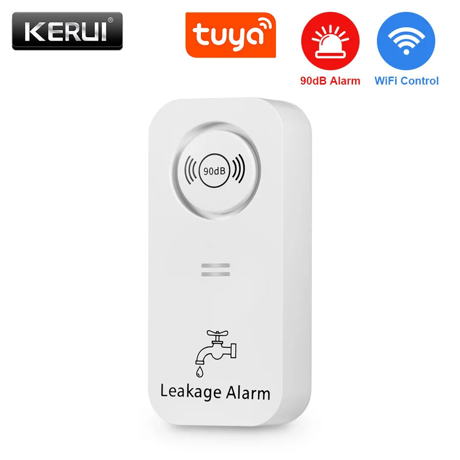 KERUI Wireless Water Sensor 90db Alarm Water Leakage Detector Leak Alert Monitoring Leak and Drip Alarm For Home - Home Smart Direct