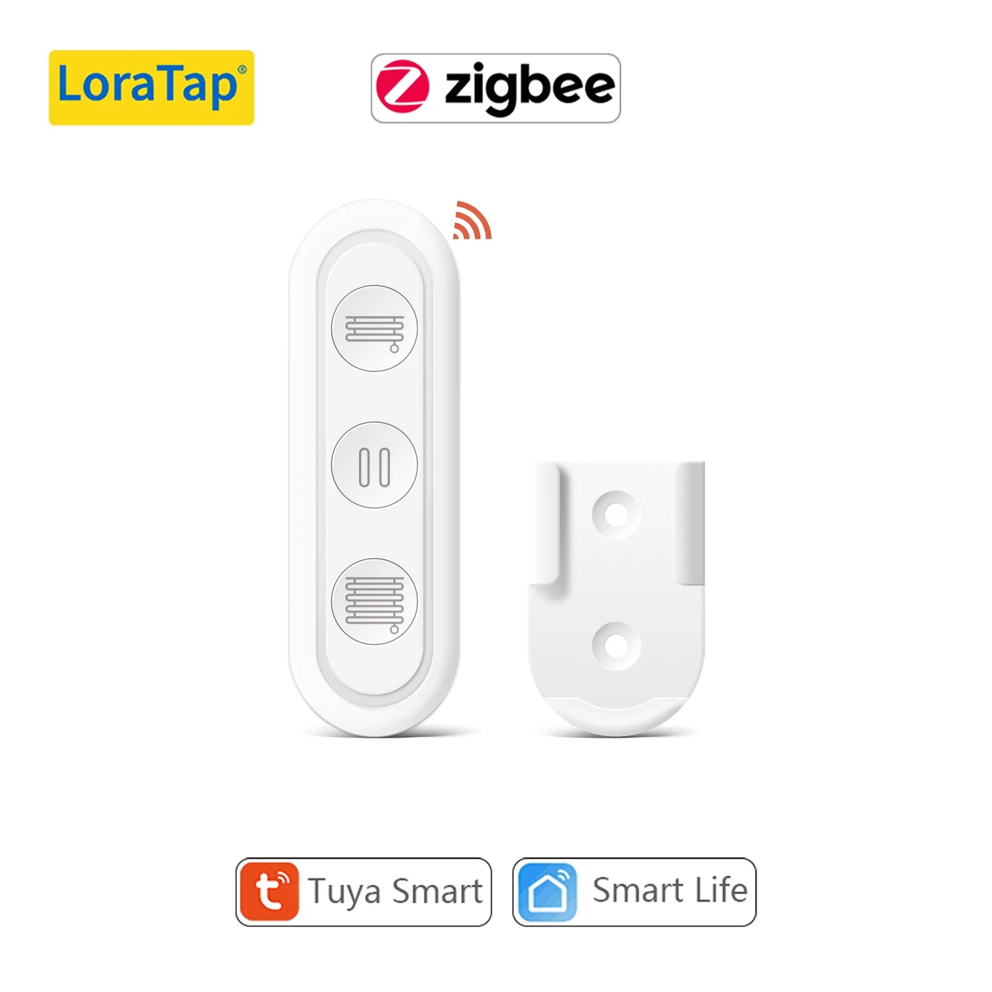 LoraTap Tuya Smart Life ZigBee 3.0 Roller Shutter Blinds Scene Switch Remote Controller Google Alexa Echo Home Assistant - Home Smart Direct