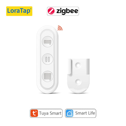 LoraTap Tuya Smart Life ZigBee 3.0 Roller Shutter Blinds Scene Switch Remote Controller Google Alexa Echo Home Assistant - Home Smart Direct