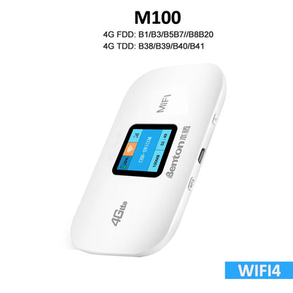 Portable WiFi6 MiFi 4G LTE USB Router Pocket Wireless Travel Router