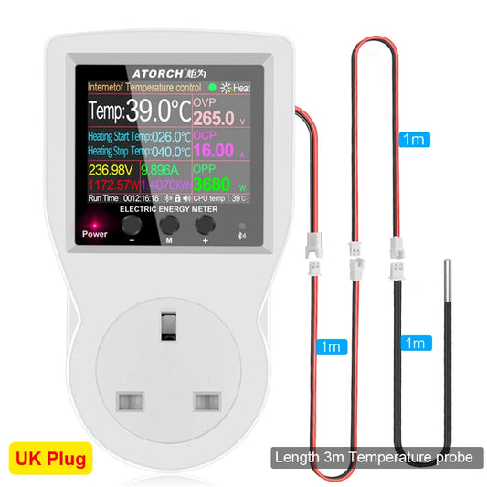 Tuya WiFi Digital Thermostat Socket Temperature Controller with Timer