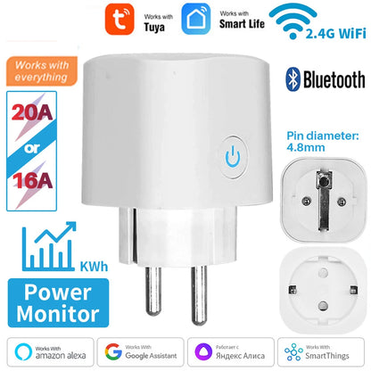 Smart Plug WiFi Zigbee Socket with Power Monitoring