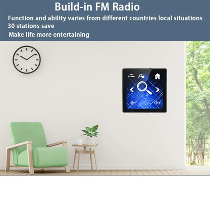 Smart Home Touch Screen Music Panel Wall Amplifier - Home Smart Direct