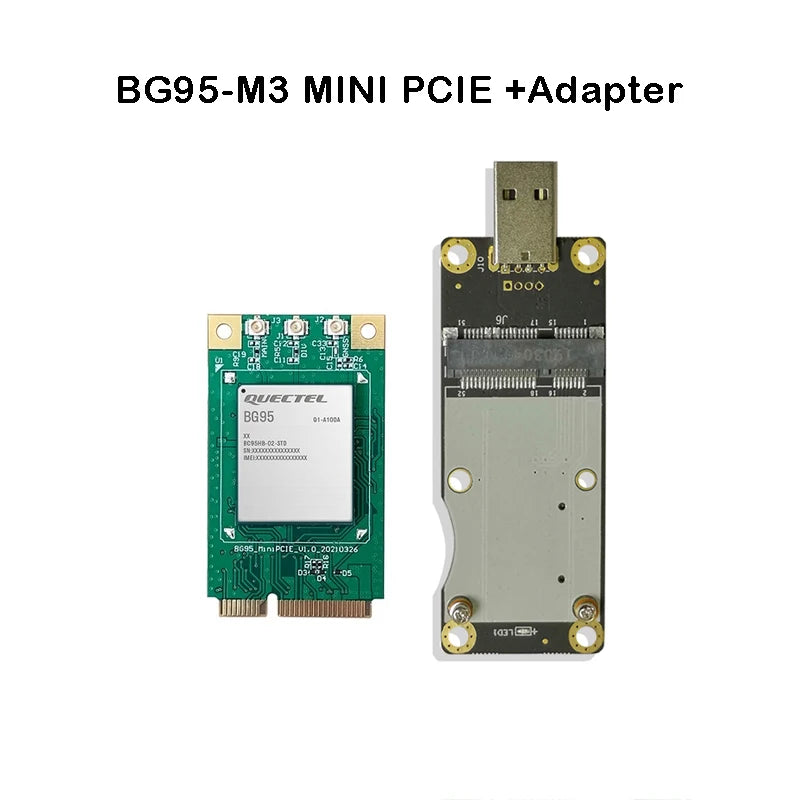 BG95-M3 MINI PCIe LTE Cat M1/NB2 Modem with GPS Adapter