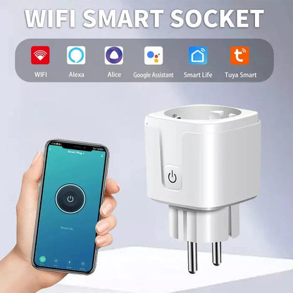 EU Smart Plug with Power Monitor and Voice Control