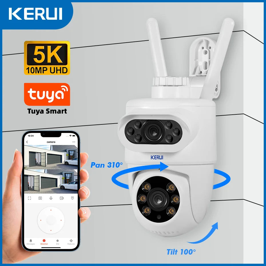KERUI DIY Your Home Alarm Set 4G / WiFi Alarm System for Home Security Protection Motion Detector Door Sensor Tuya Smart APP - Home Smart Direct