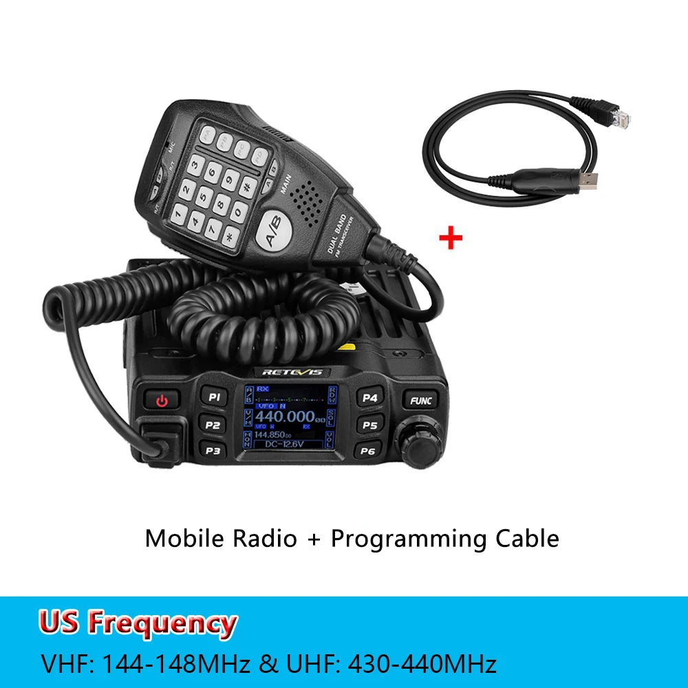 Dual Band Mobile Ham Radio for Car and Base Station Use