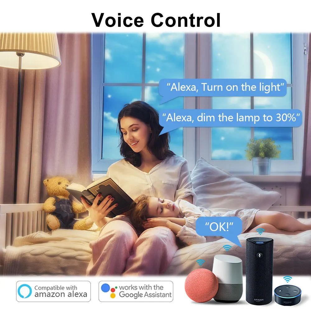 Smart Dimming Light Switch Relay with WiFi and ZigBee