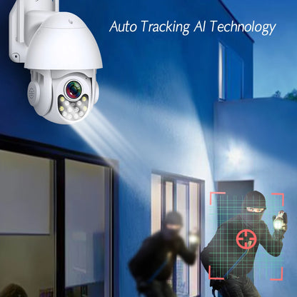 PGST 2MP 1080P IP WiFi PTZ Tuya Security Camera Outdoor Surveillance Camera CCTV Smart Life Waterproof 2-Way Audio Night Vision - Home Smart Direct