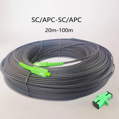 Outdoor SC APC Fiber Drop Cable for FTTH Systems