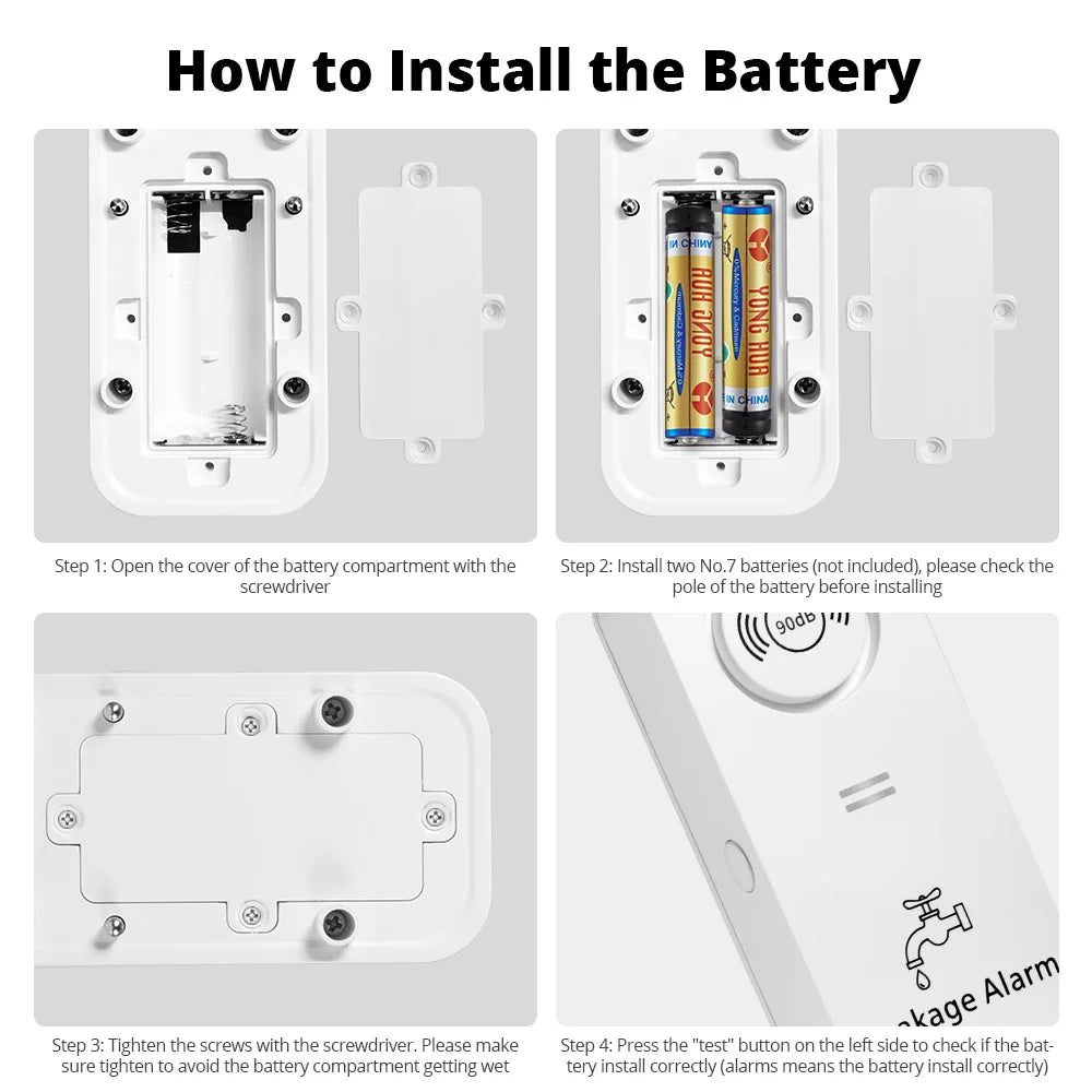 KERUI Wireless Water Sensor 90db Alarm Water Leakage Detector Leak Alert Monitoring Leak and Drip Alarm For Home - Home Smart Direct